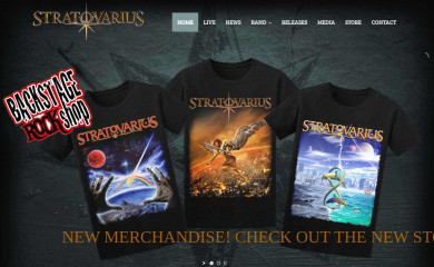 stratovarius.com screenshot
