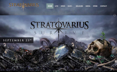 stratovarius.com screenshot