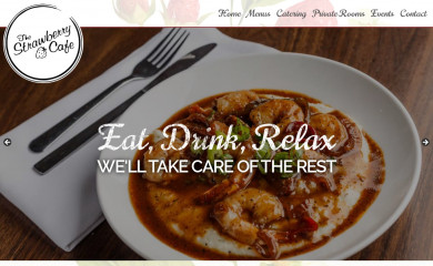 strawberrycafemadison.com screenshot