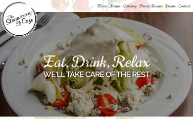 strawberrycafemadison.com screenshot