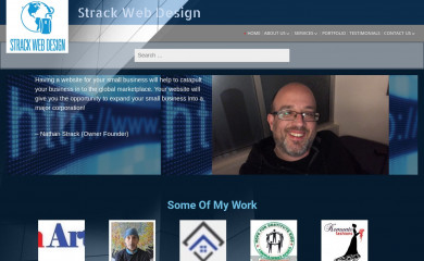 strackwebdesign.com screenshot