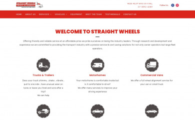 straightwheels.com.au screenshot