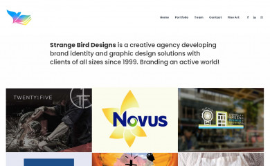 strangebirddesigns.com screenshot