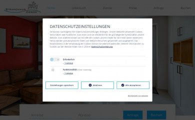 strandhaus-zierow.de screenshot