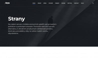 strany.cz screenshot