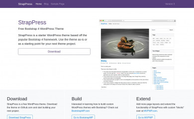 https://strappress.com screenshot