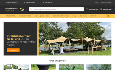 stretchtentverhuur-nederland.nl screenshot