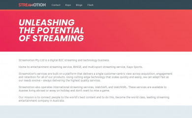 streamotion.com.au screenshot