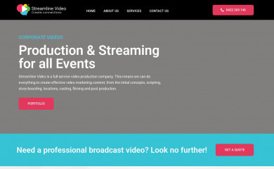 streamlinevideo.com.au screenshot