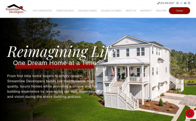 streamlinedevelopers.com screenshot