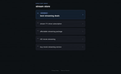 http://streamstore.net/ screenshot