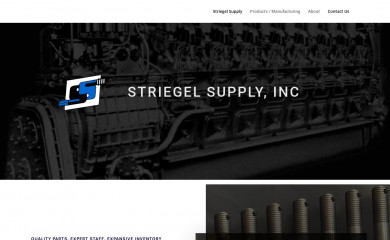 striegelsupply.com screenshot