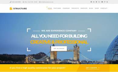 http://structure.thememove.com screenshot
