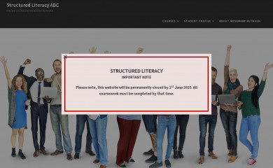 structuredliteracy.com.au screenshot