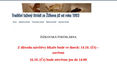strudl-zizkov.cz screenshot