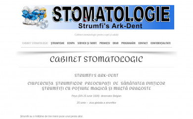 strumfii-dent.ro screenshot