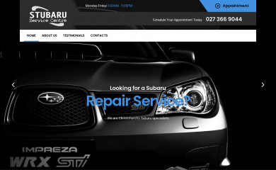 stubaru.co.nz screenshot