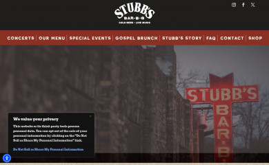 stubbsaustin.com screenshot