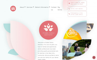 stubbsfamilydds.com screenshot
