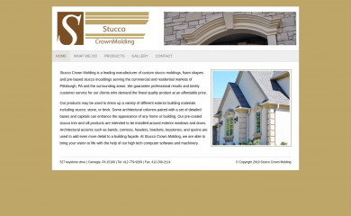 stuccocrownmolding.com screenshot