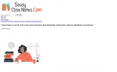 studycbsenotes.com screenshot