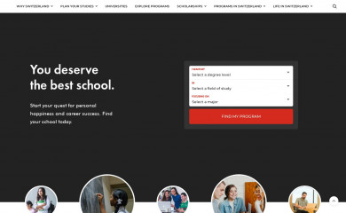 studyinginswitzerland.com screenshot