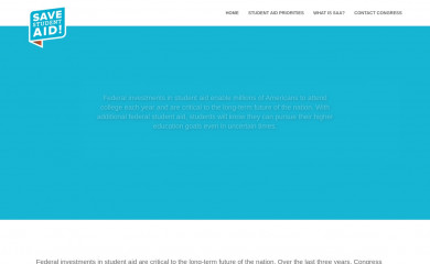 studentaidalliance.org screenshot
