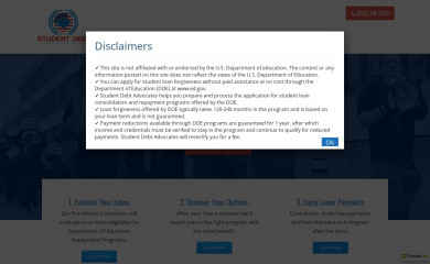 studentdebtadvocates.org screenshot