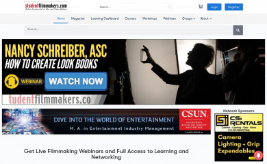 studentfilmmakers.com screenshot