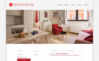 studiominervacase.it screenshot