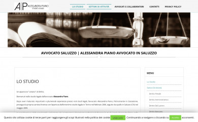 studiolegalealessandrapiano.it screenshot