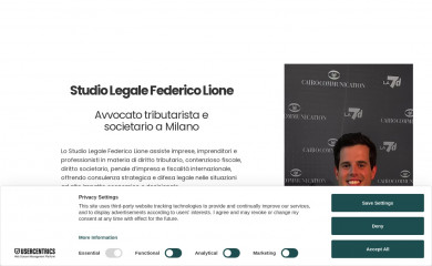 studiolegalelionesarli.it screenshot