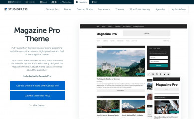 http://www.studiopress.com/themes/magazine screenshot