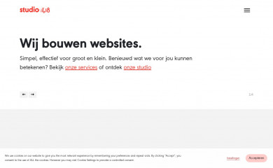 https://studio418.nl screenshot