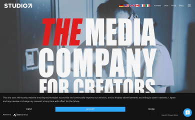 studio71.com screenshot