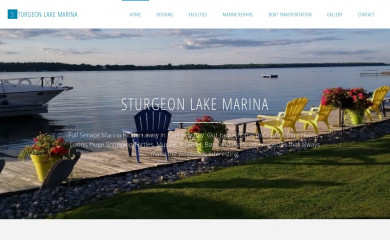 sturgeonlakemarina.com screenshot