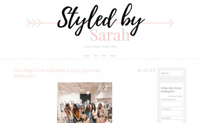 styledbysarahhopkins.com screenshot