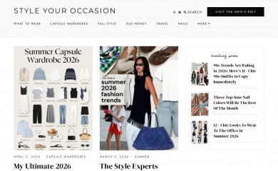 styleyouroccasion.com screenshot