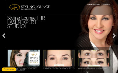 styling-lounge.at screenshot