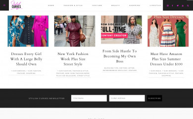 stylishcurves.com screenshot