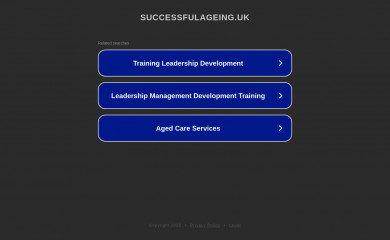 successfulageing.uk screenshot