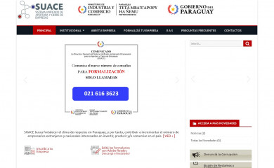 suace.gov.py screenshot