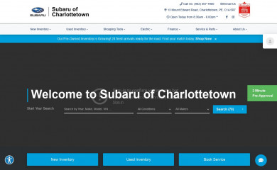 subaruofcharlottetown.com screenshot