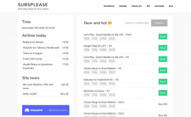 subsplease.org screenshot