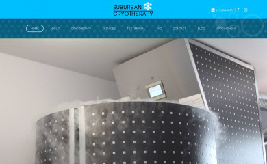 suburbancryotherapy.com screenshot
