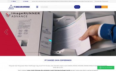 suksesjayacopierindo.com screenshot