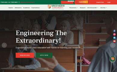 suh.edu.in screenshot