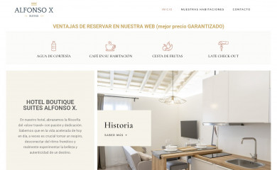 suitesalfonsox.com screenshot
