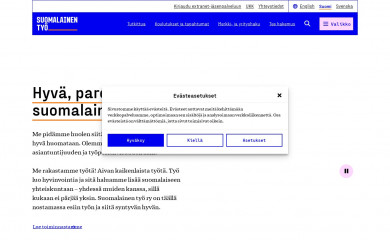 suomalainentyo.fi screenshot
