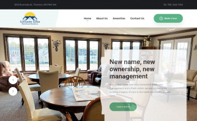 sunnysidesuites.ca screenshot